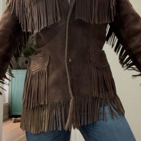 Hippie Women's Brown Jacket - Picture 3 of 4
